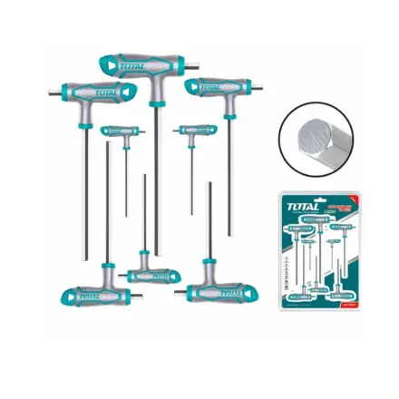 JUEGO LLAVES ALLEN 8PZ MANGO TIPO T 2-10MM