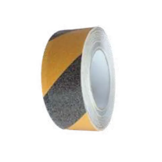 Cinta Antideslizante Negro Amarillo 50