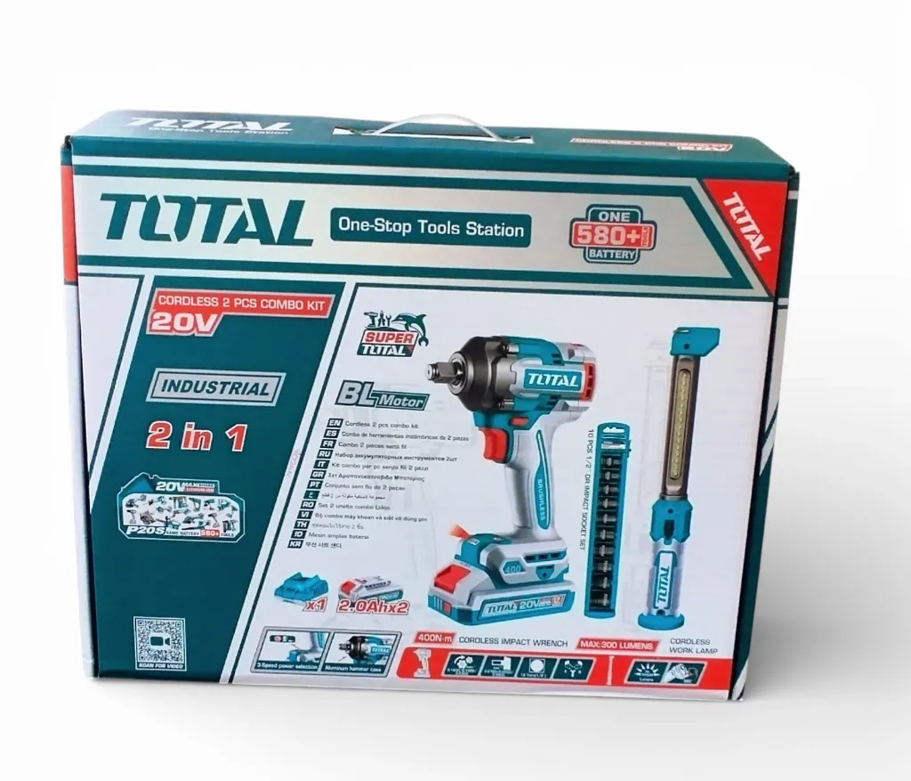 Combo  llave de impacto 400Nm