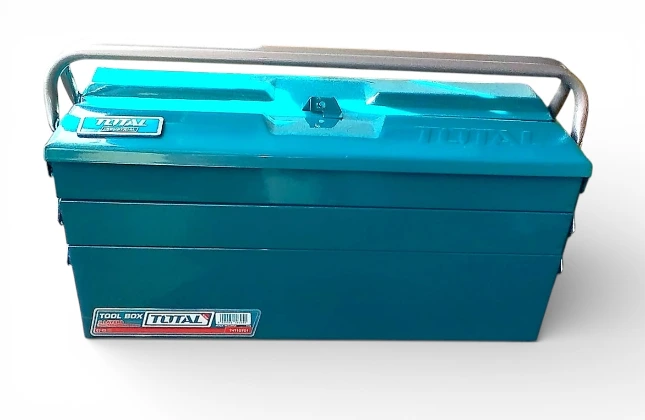 CAJA HERRAMIENTAS 19" PLEGABLE METAL. TOTAL