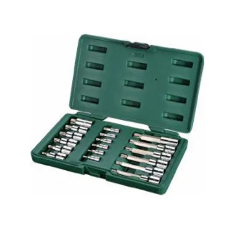 JUEGO DE COPAS PUNTAS CTE 1/4-1/2 PUNTAS TORX 18PZ