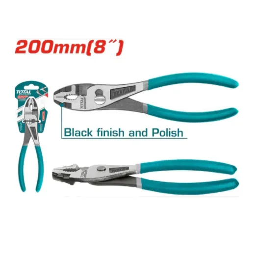 ALICATE MECANICO 8"  NEGRO PULIDO